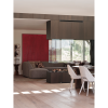 400481 W 801367 G 373965 B 373533 B 02 SF BL Ellips eettafel Sloping u vorm Nori Alya vloerkleed
