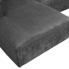 375689 CS 01 VS WE Bean hoekbank links structure velvet cloud sky detail