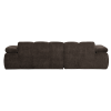 377464 B 08 VS WE Mojo chaise longue links geweven ribstof bruin B1 PS
