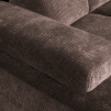 377464 B 01 VS WE Mojo chaise longue links geweven ribstof bruin detail C1 PS