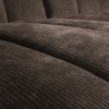 377464 B 02 VS WE Mojo chaise longue links geweven ribstof donkerzand bruin C2 PS