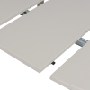 373786 DG 01 VS FQ Janne uitschuifbare eettafel rond eiken dakargrau DETAIL
