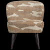 375690 CG 01 VS FA Sara fauteuil geweven camouflage dessin groen