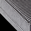 800897 ZG 01 VS BP Rodeo hocker op poten streep zwart grijs detail