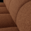 377462 RM 01 VS WE Mojo bankje 160cm met rugleuning boucle roest bruin melange detail