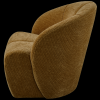 377463 H 03 VS WE Mojo draaifauteuil geweven ribstof honing geel
