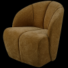 377463 H 02 VS WE Mojo draaifauteuil geweven ribstof honing geel SA