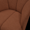 377463 RM 01 VS WE Mojo draaifauteuil boucle roest bruin melange detail
