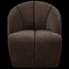 377463 B 01 VS WE Mojo draaifauteuil geweven ribstof bruin