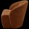 377463 R 03 VS WE Mojo draaifauteuil geweven ribstof roest bruin