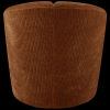 377463 R 04 VS WE Mojo draaifauteuil geweven ribstof roest bruin AK1