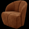 377463 R 02 VS WE Mojo draaifauteuil geweven ribstof roest bruin SA