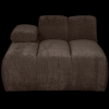 377459 B 01 VS WE Mojo chaise longue element links geweven ribstof bruin