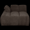 377459 B 03 VS WE Mojo chaise longue element links geweven ribstof bruin
