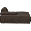 377459 B 10 VS WE Mojo chaise longue element links geweven ribstof bruin