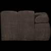 377459 B 06 VS WE Mojo chaise longue element links geweven ribstof bruin AK1