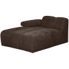 377459 B 02 VS WE Mojo chaise longue element links geweven ribstof bruin SA