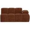 377455 R 01 VS WE Mojo 1 5 zits met arm rechts geweven ribstof roest bruin