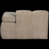 377460 D 06 VS WE Mojo chaise longue element rechts geweven ribstof donker zand AK1