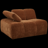 377452 R 05 VS WE Mojo 1 zits met arm links geweven ribstof roest bruin