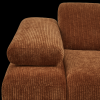 377452 R 01 VS WE Mojo 1 zits met arm links geweven ribstof roest bruin detail