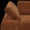 377452 R 02 VS WE Mojo 1 zits met arm links geweven ribstof roest bruin detail