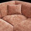 375075 E 01 VS WE Cloud hoekbank rechts geweven chenille terra detail