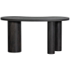 375037 D 01 VS WE Maan organisch sidetable bureau MDF donkerbruin