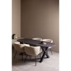 375087 M 376013 374098 N 02 SF KW Tablo tafelbld ovaal 220x90cm mid brown Alkmaar poot Leon naturel