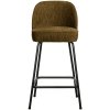 800294 BR 01 VS BP Vogue barstoel 65cm structure velvet brass