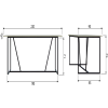 373652 D 50 BT Silas Eettafel