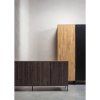 373471 EV 373474 B 373474 Z 02 SF FA New gravure dressoir espresso 200cm New gravure hoge kast eiken en grenen zwart