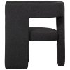 340486 D 03 VS WE Tiwa fauteuil boucle donkergrijs