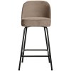 800294 K 01 VS BP Vogue barstoel 65cm fluweel khaki EA