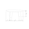 801302 W 50 BT Roundly salontafel