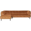 373680 C 01 VS WE Lloyd hoekbank links gewassen fluweel cinnamon PS EA