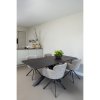 TB AR VL24 1790X0890 375291 374080 N 01 SF FA Tafelblad afgerond vingerlas 180x90cm mystic brown Kruispoot Fenne naturel