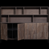 373585 E 03 VS WE New gravure wandkast essen fineer espresso