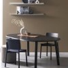 373873 N 373786 Z 01 SF FA Lange Jan tafel zwart Karel eetkamerstoel Studio 120cm mdf Neil VIERKANT