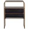 801188 B 03 VS BP Polite nachtkastje metaal hout antique brass AK1