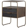 801188 B 02 VS BP Polite nachtkastje metaal hout antique brass EA