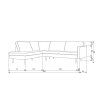 800972 Z NA B A 79 67 53 45 206 205 198 162 156 14 132 126 12 105 50 BT Rodeo corner sofa right