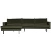 800905 156 01 VS BP Rodeo chaise longue links velvet dark green hunter EA