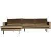 800905 12 01 VS BP Rodeo chaise longue links velvet taupe EA