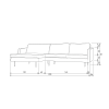 800905 A NA B 105 BO BR FR MO WH 79 45 205 156 162 14 K 132 53 206 126 12 198 Z 50 BT Rodeo chaise longue links
