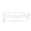 800902 A NA B 105 BO BR FR MO WH 79 45 205 156 162 14 K 132 53 206 126 12 198 Z 50 BT Rodeo chaise longue rechts