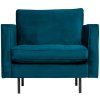 800888 45 01 VS BP Rodeo classic fauteuil velvet blue PS EA