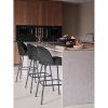 800293 Z 01 SF BP Vogue barstoel 80cm fluweel zwart PS