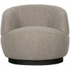 800037 N 01 VS BP Woolly draaifauteuil boucle naturel gemeleerd