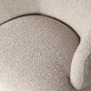800037 N 02 VS BP Woolly draaifauteuil boucle naturel gemeleerd detail